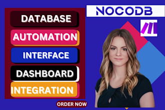 build nocodb database, nocodb automation, nocodb integration with make