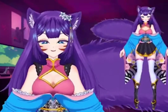 design and rig male, female live2d vtuber model vtuber rigging live2d character