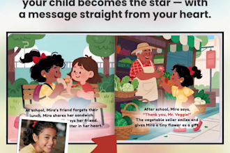 design a custom storybook starring your child