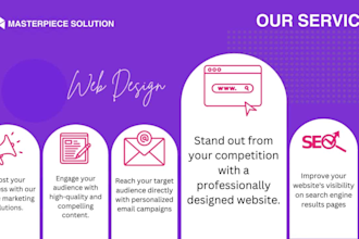 convert your mock design to a web application