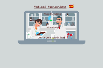 transcribe medical reports, accurately and efficiently