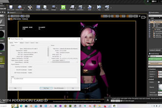create 3d character for unreal engine and vtuber
