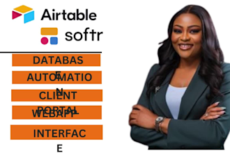 be your airtable, automation, database,client portal, sotr webbapp expert