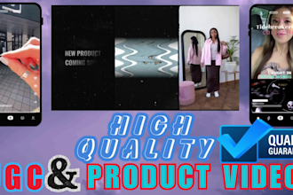 create viral tik tok video ads and engaging dropshipping product video and ugc