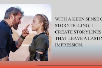 be your movie script writer, film script, screenplay, tv series, screenwriting
