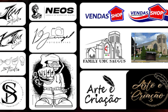 do a personalized custom professional logo to your brand