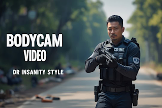 edit true crime story documentary bodycam videos body cam in dr insanity style