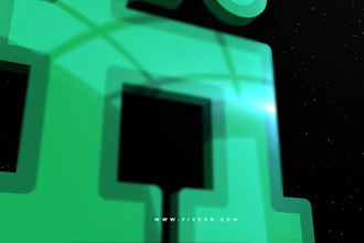 create logo reveal animation