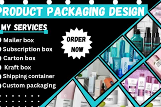design custom mailer, subscription, and shipping box packaging