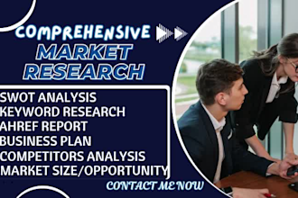 do niche and competitors research with strategic planning for your businesses