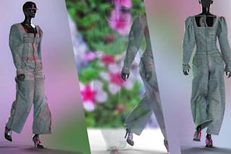 create 3d garment visuals and animations in clo3d