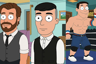 turn your photo into a family guy cartoon illustration