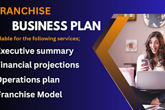franchise business plan, business plan for partnership