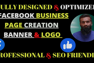 design a professional facebook business page, fan page