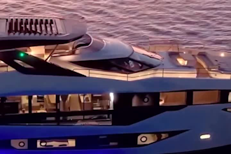 realistic 3d yacht model and animation boat animation video