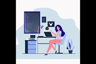 create 2d animated explainer video or sales video