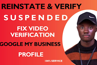 gmb ranking verify and reinstate suspended google my business local seo ranking