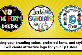 create a logo and banner for your pay teachers store