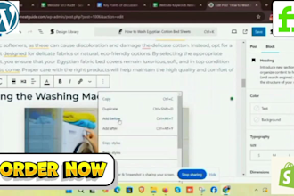 be content upload and blog posts as wordpress virtual assistant