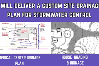 design plumbing plan water supply drainage plan stormwater civil engineer