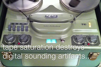 tube and tape saturate your track with vinatge revox f 36