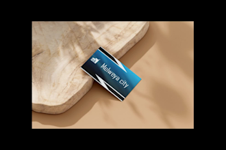 design simple and outstanding business card for your personal and company