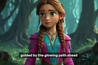 create 3d pixar animation story and videos