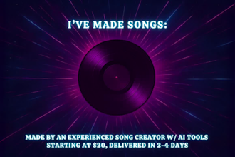 create a custom ai song from any lyrics and in any genre