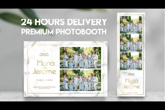 design photobooth templates for your events