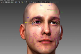 auto rig pro ik fk rig, human rig, realistic  facial rig, arkit 52 blendshapes