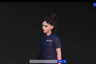 create 3d ai avatars with chatbots, ml , nlp, animations and lip sync