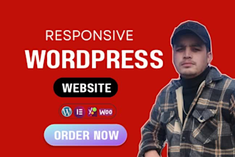 create a wordpress responsive web design, landing pages