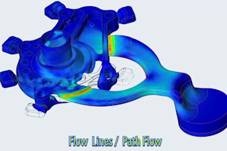 cae analysis for die casting or plastic mold designs