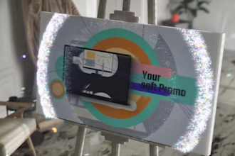 3d animation video of a website or app presentation