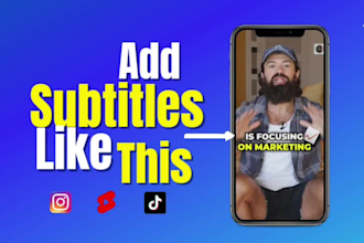 edit tiktoks, reels and shorts with engaging subtitles
