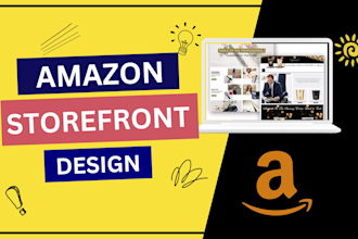 create your amazon storefront and brand store design