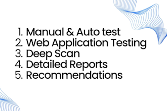 perform penetration testing and vulnerability assessment with reports