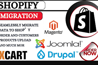 clone website store migration drupal magento joomla xcart to  shopify migration