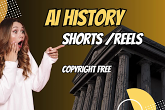do viral faceless ai history youtube short videos and instagram reels
