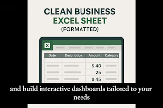create automated excel dashboards with advanced formulas