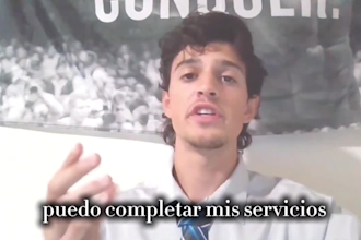 create subtitles in spanish and english