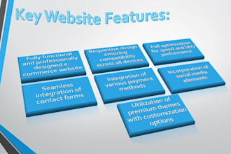 develop a professional wordpress website and ecommerce shopping store