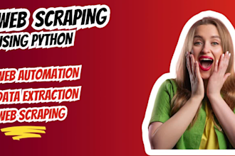 do python web scraping, data scraping, data mining