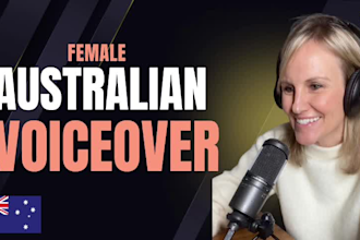 be your australian female voice over artist