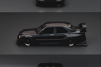make you a 3d model of a body kit for your vanilla car