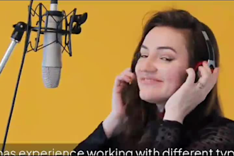 create realistic ai voice over with text to speech in male and female voices
