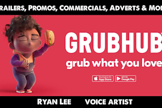 do a male advert business promo youtube or holiday voiceover