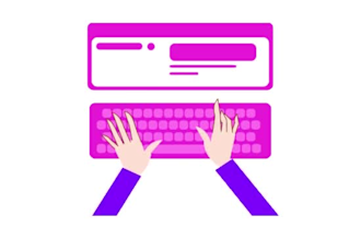 typing documents in ms word and enter data in ms powerpoint