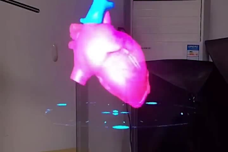 3d holograms video, holograms 3d animation, holographic 3d medical animation