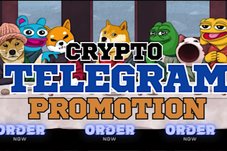 grow crypto telegram promotion, pump coin, crypto telegram twitter x marketing